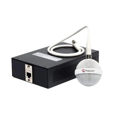 Poly 2200-23809-002 Wired Microphone (White) — Being Shipped