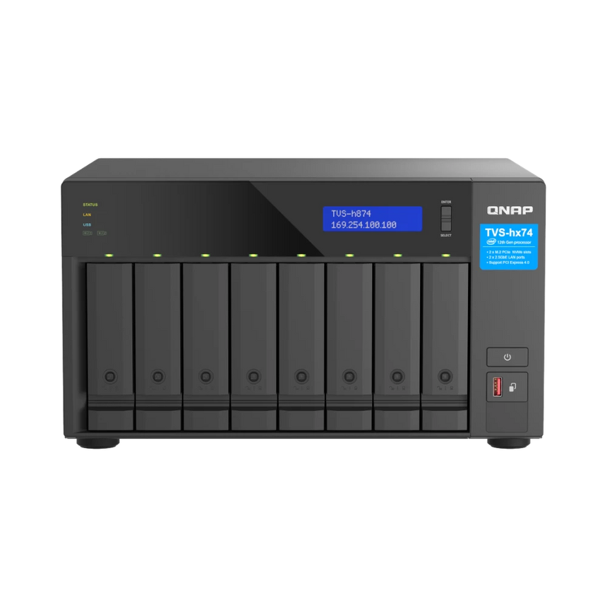QNAP TVS-h874 8-Bay NAS Enclosure — Being Shipped