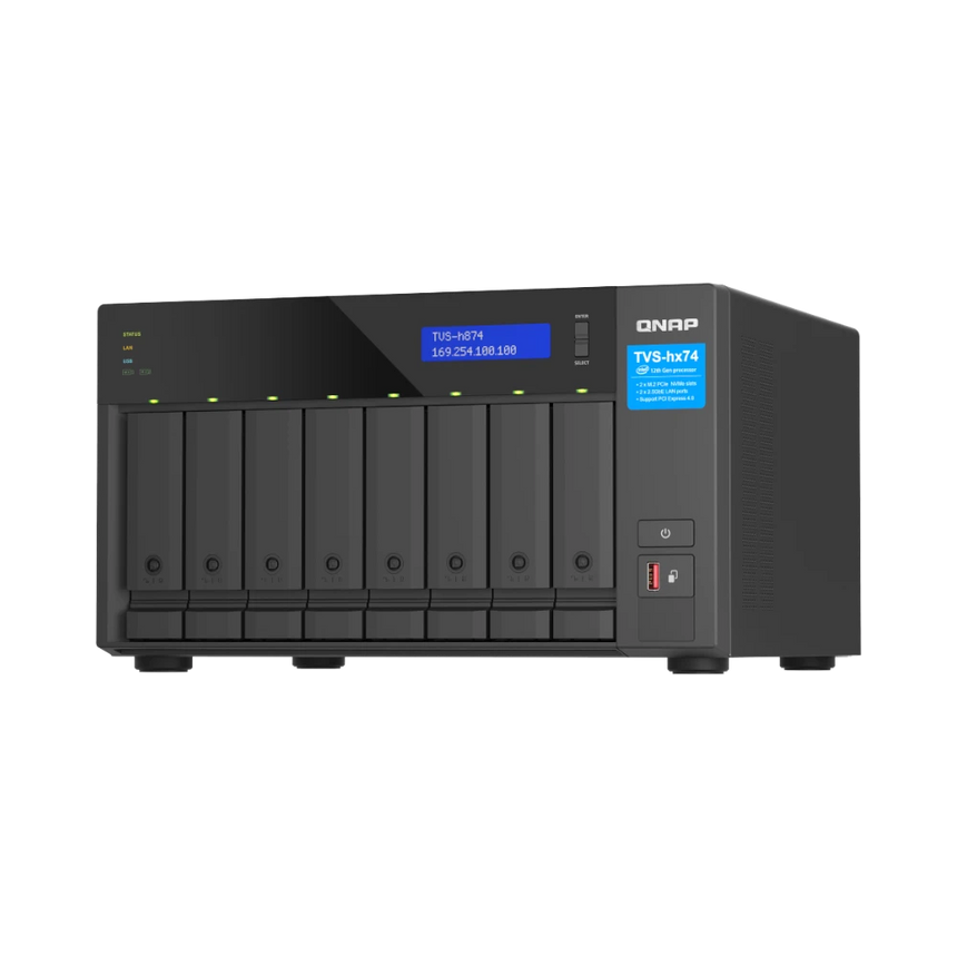 QNAP TVS-h874 8-Bay NAS Enclosure — Being Shipped