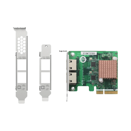 QNAP Dual-Port 2.5GbE PCIe Network Expansion Card — Being Shipped