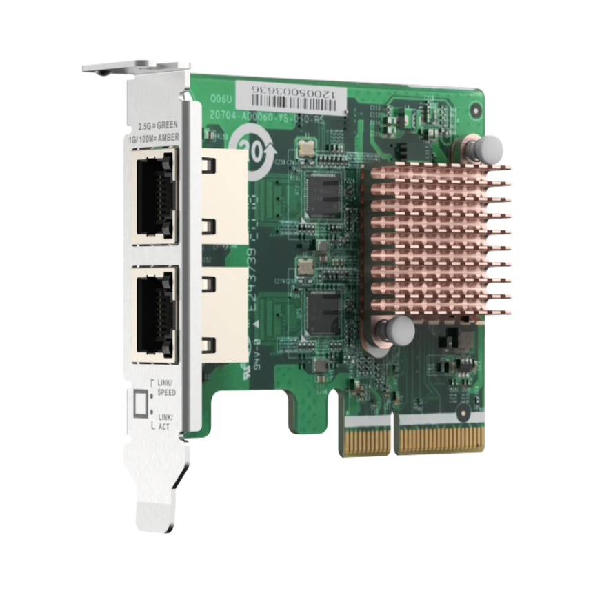 QNAP Dual-Port 2.5GbE PCIe Network Expansion Card — Being Shipped