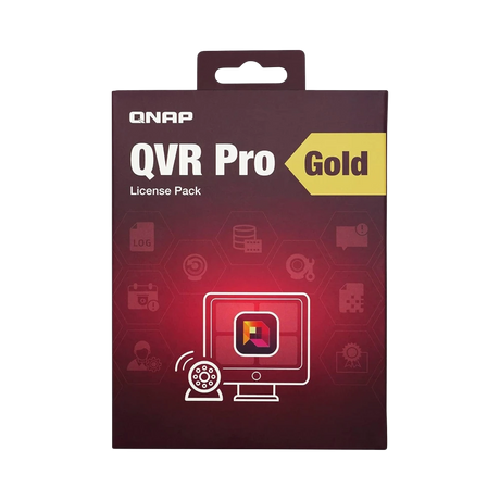 QNAP QVR Pro Gold Premium Feature Package for QVR Pro with Camera Channel Scalability & 8-Channel License — Being Shipped
