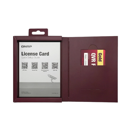 QNAP QVR Pro Gold Premium Feature Package for QVR Pro with Camera Channel Scalability & 8-Channel License — Being Shipped