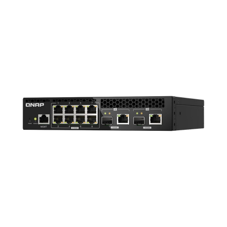 QNAP QSW-M2108R-2C 8-Port Managed Switch with SFP+ (Half-Rack) — Being Shipped