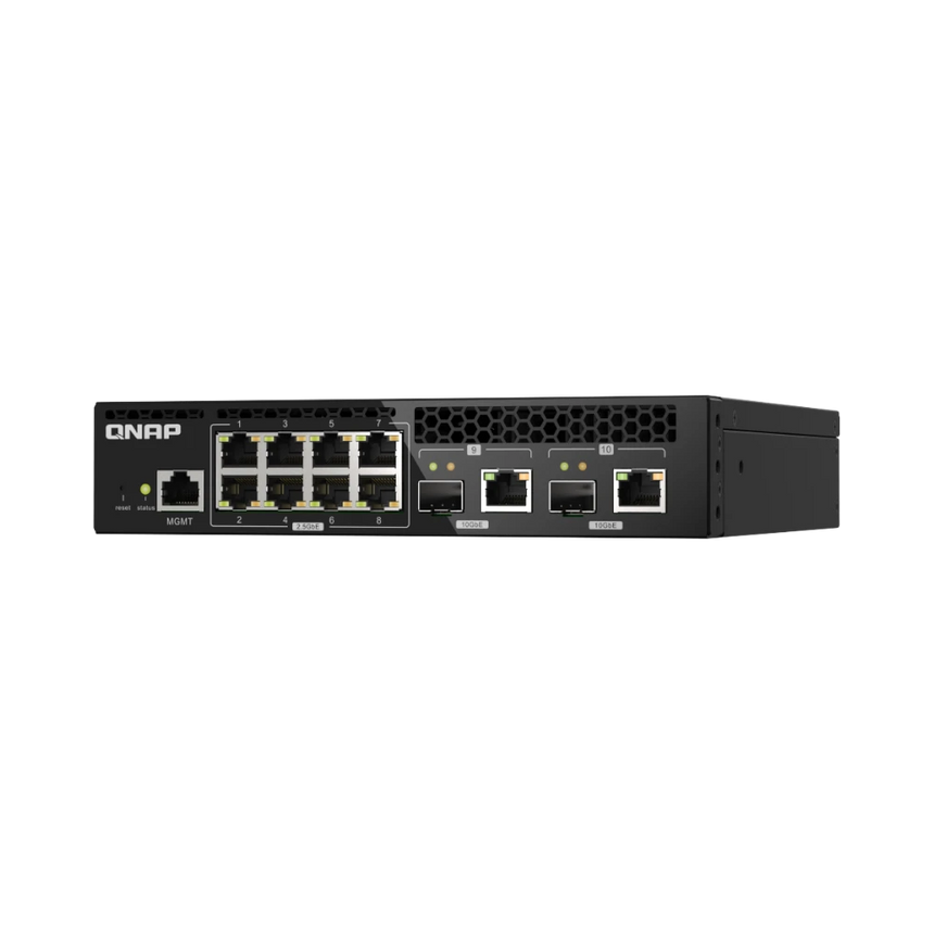 QNAP QSW-M2108R-2C 8-Port Managed Switch with SFP+ (Half-Rack) — Being Shipped