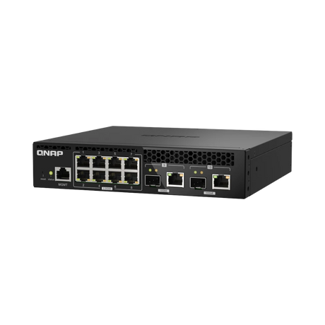 QNAP QSW-M2108R-2C 8-Port Managed Switch with SFP+ (Half-Rack) — Being Shipped
