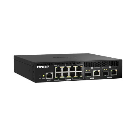 QNAP QSW-M2108R-2C 8-Port Managed Switch with SFP+ (Half-Rack) — Being Shipped