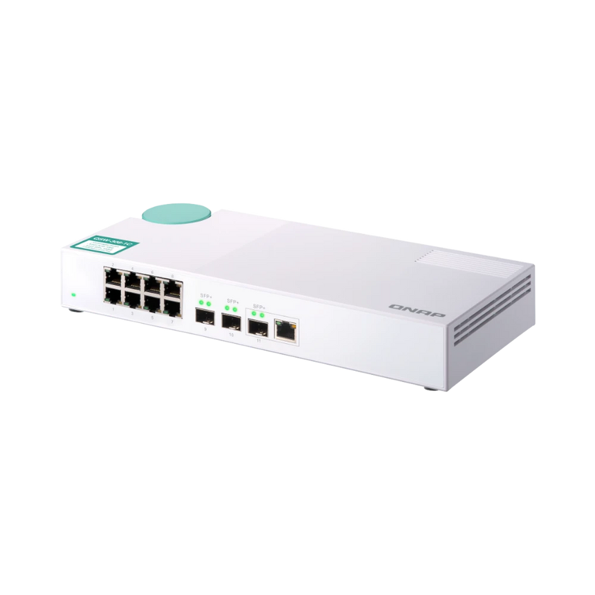 QNAP QSW-308-1C 8-Port Gigabit Unmanaged Switch with SFP+ — Being Shipped