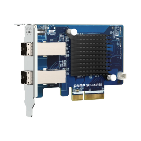 QNAP QXP-3X4PES 2-Port SFF-8644 PCIe 3.0 x4 Expansion Card — Being Shipped