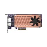 QNAP QM2-2P2G2T Dual M.2 2280 PCIe NVMe SSD & Dual-Port 2.5GbE Expansion Card — Being Shipped