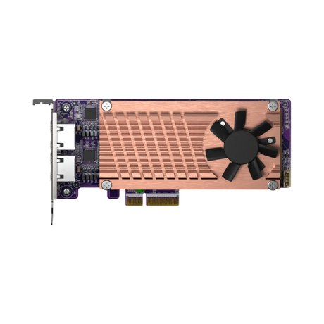 QNAP QM2-2P2G2T Dual M.2 2280 PCIe NVMe SSD & Dual-Port 2.5GbE Expansion Card — Being Shipped