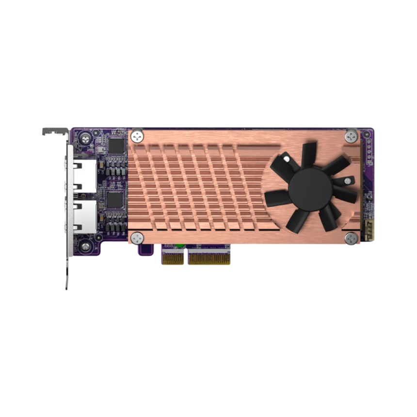 QNAP QM2-2P2G2T Dual M.2 2280 PCIe NVMe SSD & Dual-Port 2.5GbE Expansion Card — Being Shipped
