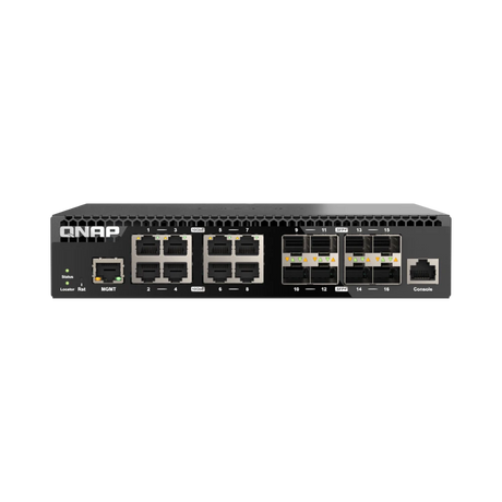 QNAP QSW-M3216R-8S8T 16-Port 10G RJ45 / SFP+ Managed Network Switch — Being Shipped