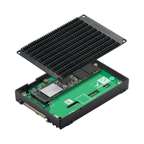 QNAP QDA-UMP4 M.2 2280 to 2.5" U.2 NVMe PCIe 4.0 SSD Adapter — Being Shipped