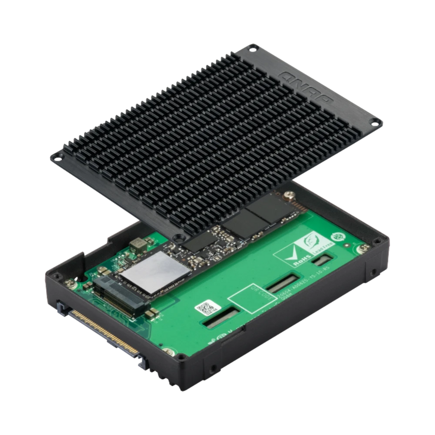 QNAP QDA-UMP4 M.2 2280 to 2.5" U.2 NVMe PCIe 4.0 SSD Adapter — Being Shipped