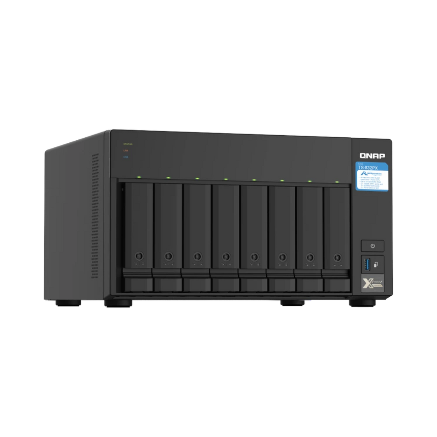 QNAP TS-832PX-4G 8-Bay NAS Enclosure — Being Shipped