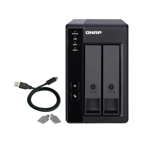QNAP TR-002 2-Bay USB 3.1 GEN 2 RAID Expansion Enclosure — Being Shipped
