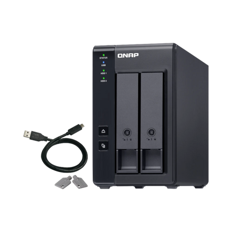 QNAP TR-002 2-Bay USB 3.1 GEN 2 RAID Expansion Enclosure — Being Shipped