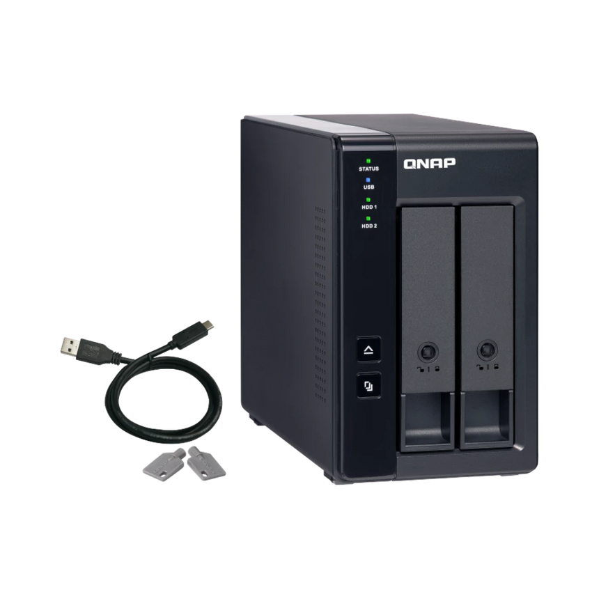 QNAP TR-002 2-Bay USB 3.1 GEN 2 RAID Expansion Enclosure — Being Shipped