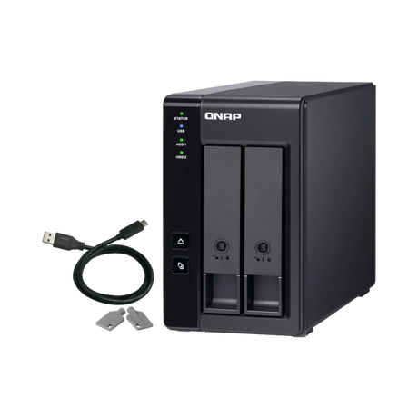 QNAP TR-002 2-Bay USB 3.1 GEN 2 RAID Expansion Enclosure — Being Shipped