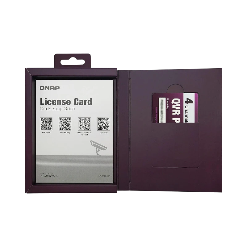 QNAP 4-Channel License for QVR Pro — Being Shipped