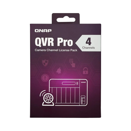 QNAP 4-Channel License for QVR Pro — Being Shipped