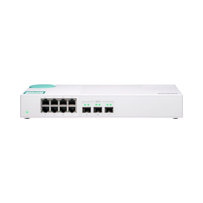 QNAP QSW-308S 8-Port Gigabit Unmanaged Switch with SFP+ — Being Shipped