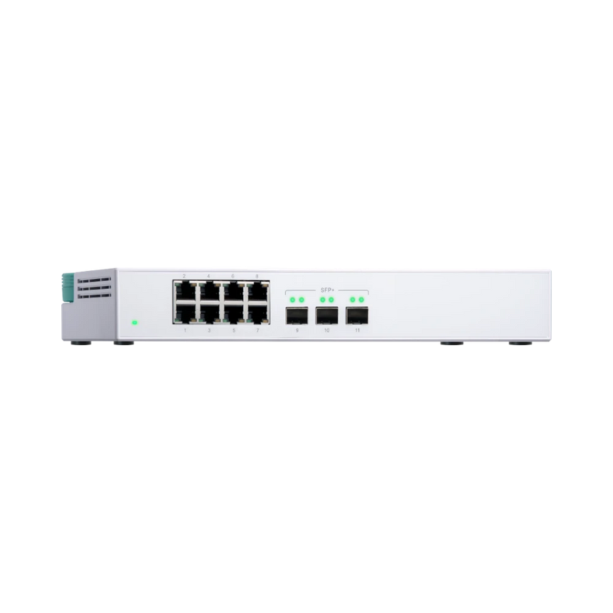 QNAP QSW-308S 8-Port Gigabit Unmanaged Switch with SFP+ — Being Shipped