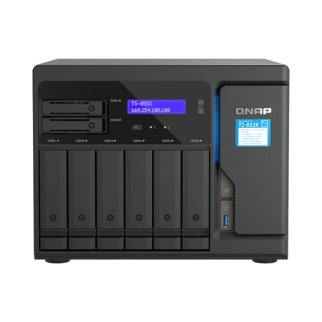 QNAP TS-855X 8-Bay NAS Enclosure — Being Shipped