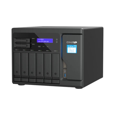 QNAP TS-855X 8-Bay NAS Enclosure — Being Shipped