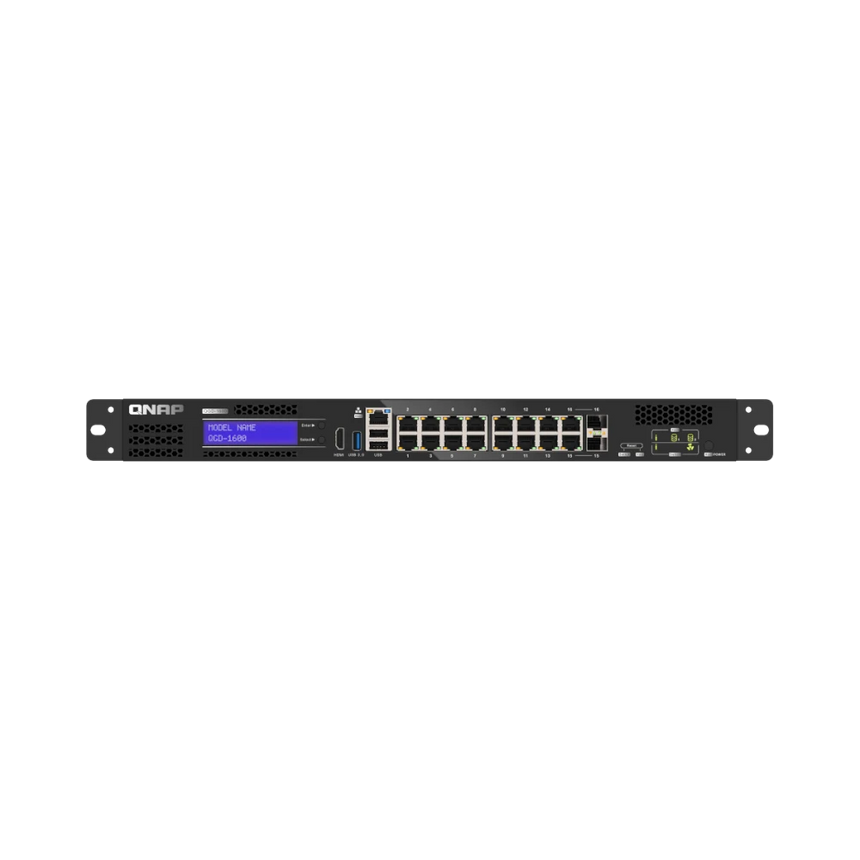 QNAP QGD-1600-4G 14-Port / 2-Bay Managed Switch & NAS — Being Shipped