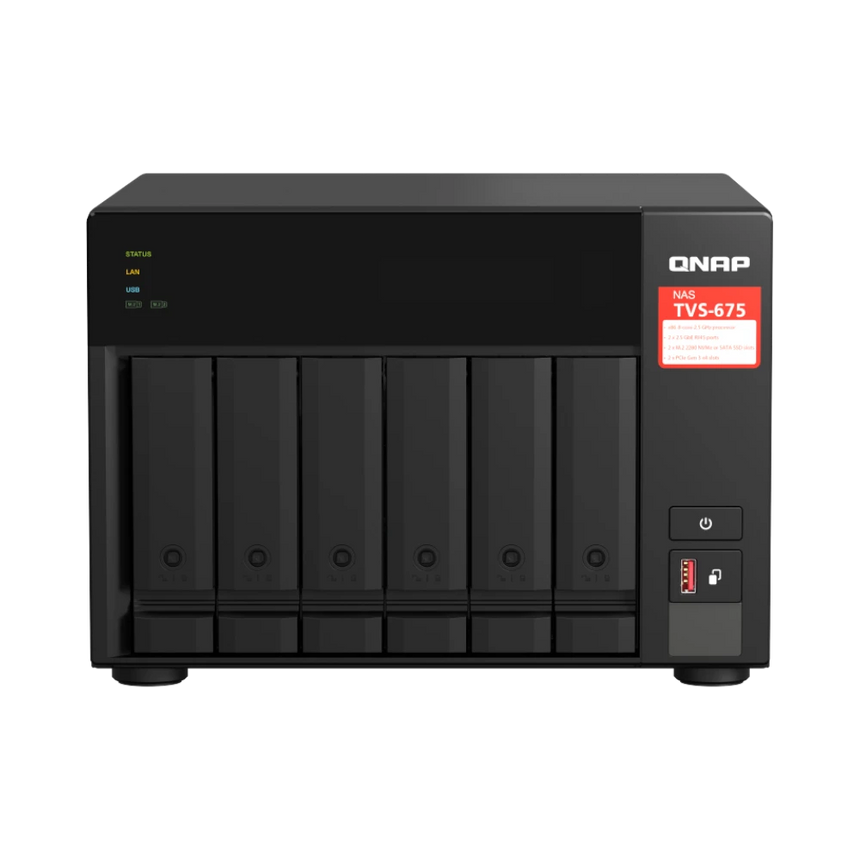 QNAP TVS-675 6-Bay NAS Enclosure — Being Shipped