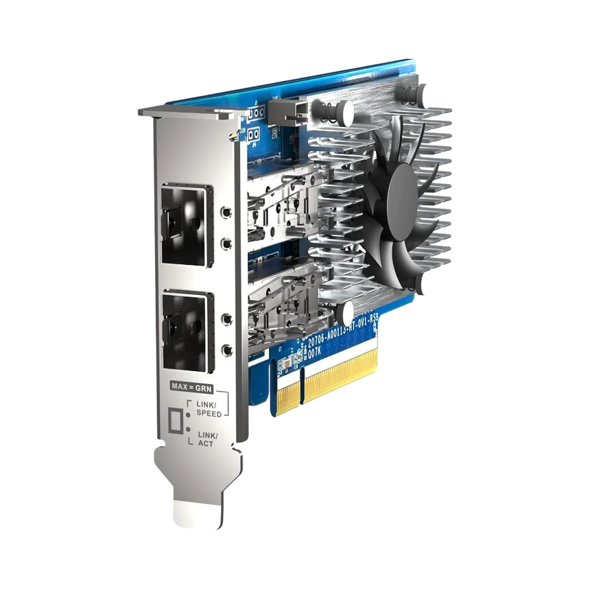 QNAP QXG-25G2SF-CX6 Dual-Port 25GbE PCIe 4.0 x8 Network Expansion Card — Being Shipped