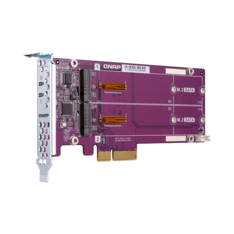 QNAP QM2 M.2 SATA SSD PCIe Expansion Card — Being Shipped
