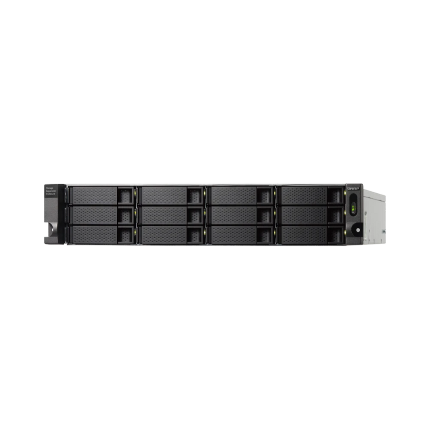 QNAP TL-R1200C-RP 12-Bay JBOD Expansion Unit with Redundant Power Supply — Being Shipped