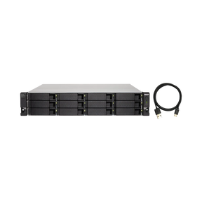 QNAP TL-R1200C-RP 12-Bay JBOD Expansion Unit with Redundant Power Supply — Being Shipped