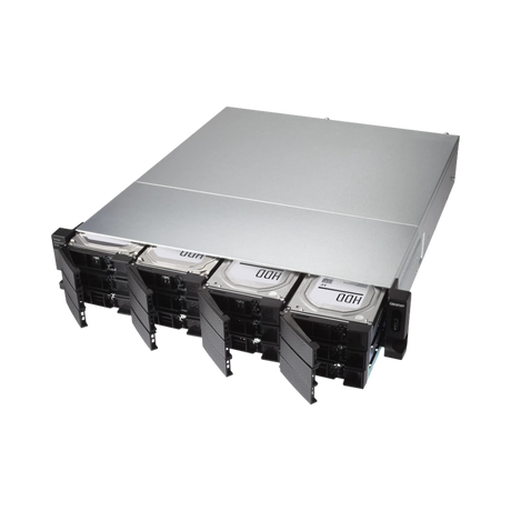 QNAP TL-R1200C-RP 12-Bay JBOD Expansion Unit with Redundant Power Supply — Being Shipped