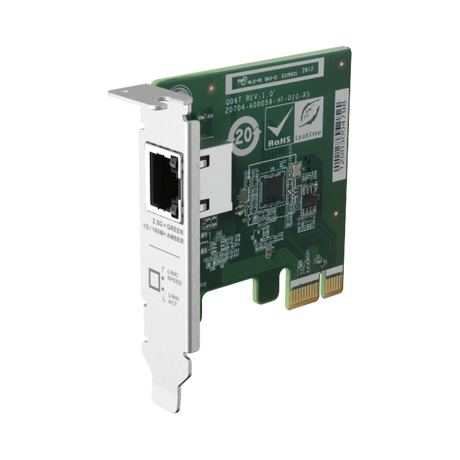QNAP Single-Port 2.5GbE PCIe Network Expansion Card — Being Shipped