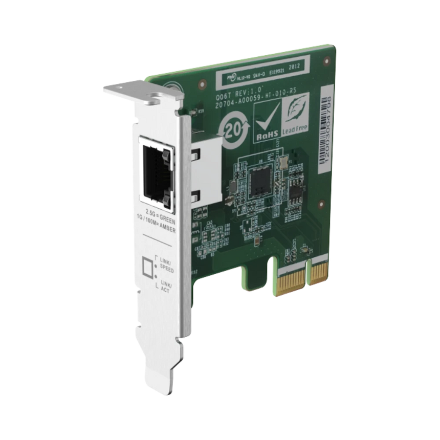 QNAP Single-Port 2.5GbE PCIe Network Expansion Card — Being Shipped