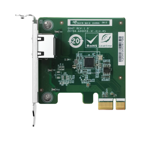 QNAP Single-Port 2.5GbE PCIe Network Expansion Card — Being Shipped