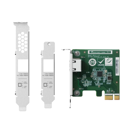 QNAP Single-Port 2.5GbE PCIe Network Expansion Card — Being Shipped
