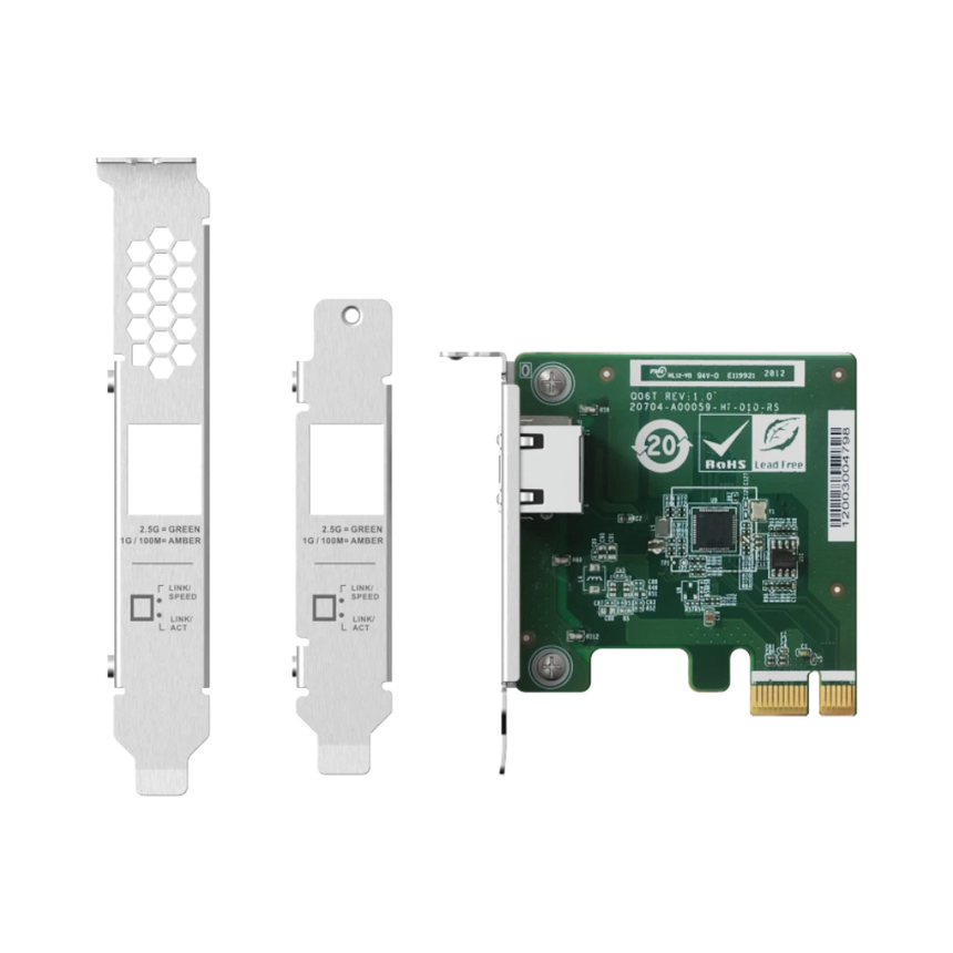QNAP Single-Port 2.5GbE PCIe Network Expansion Card — Being Shipped