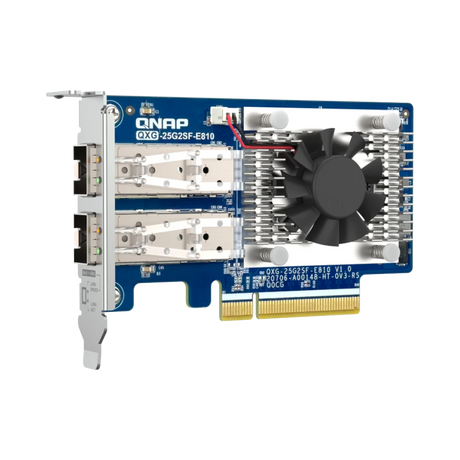 QNAP QXG-25G2SF-E810 2-Port 25G SFP28 PCIe 4.0 Network Adapter Card — Being Shipped