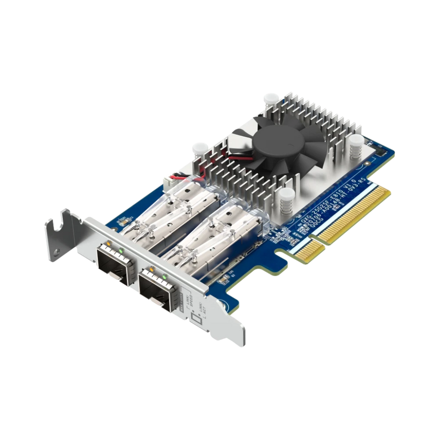 QNAP QXG-25G2SF-E810 2-Port 25G SFP28 PCIe 4.0 Network Adapter Card — Being Shipped