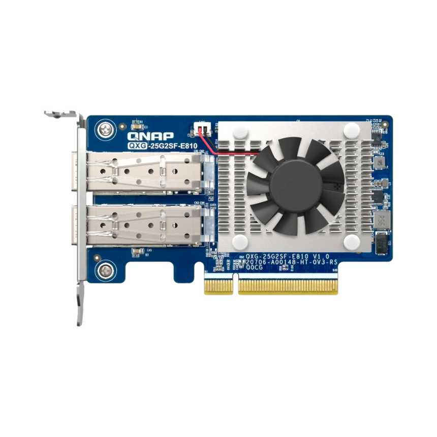 QNAP QXG-25G2SF-E810 2-Port 25G SFP28 PCIe 4.0 Network Adapter Card — Being Shipped