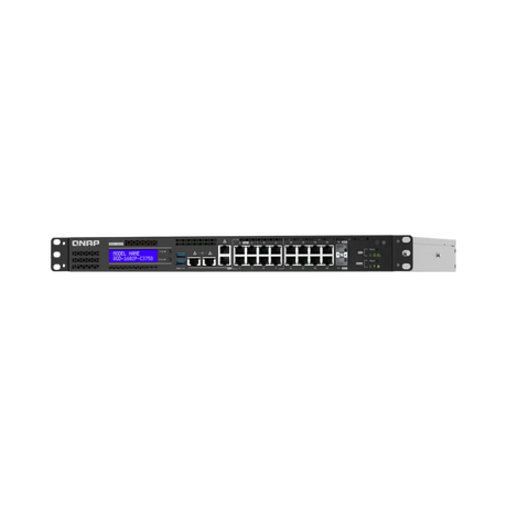 QNAP QGD-1602P-C3758-16G 16-Port Multi-Gig PoE 4 Compliant Managed Switch & NAS Enclosure — Being Shipped