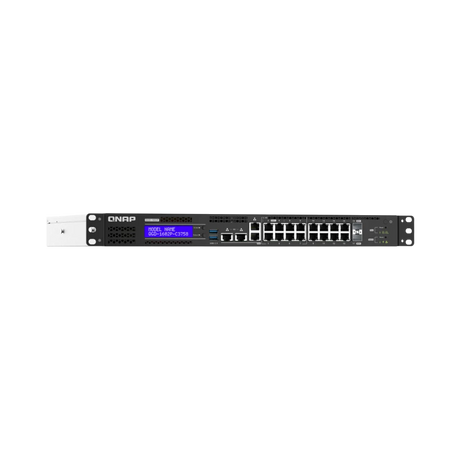 QNAP QGD-1602P-C3758-16G 16-Port Multi-Gig PoE 4 Compliant Managed Switch & NAS Enclosure — Being Shipped