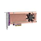QNAP Dual M.2 22110/2280 PCIe Gen2 x4 NVMe SSD Expansion Card — Being Shipped