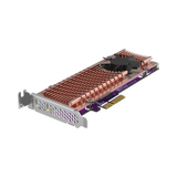 QNAP Dual M.2 22110/2280 PCIe Gen2 x4 NVMe SSD Expansion Card — Being Shipped