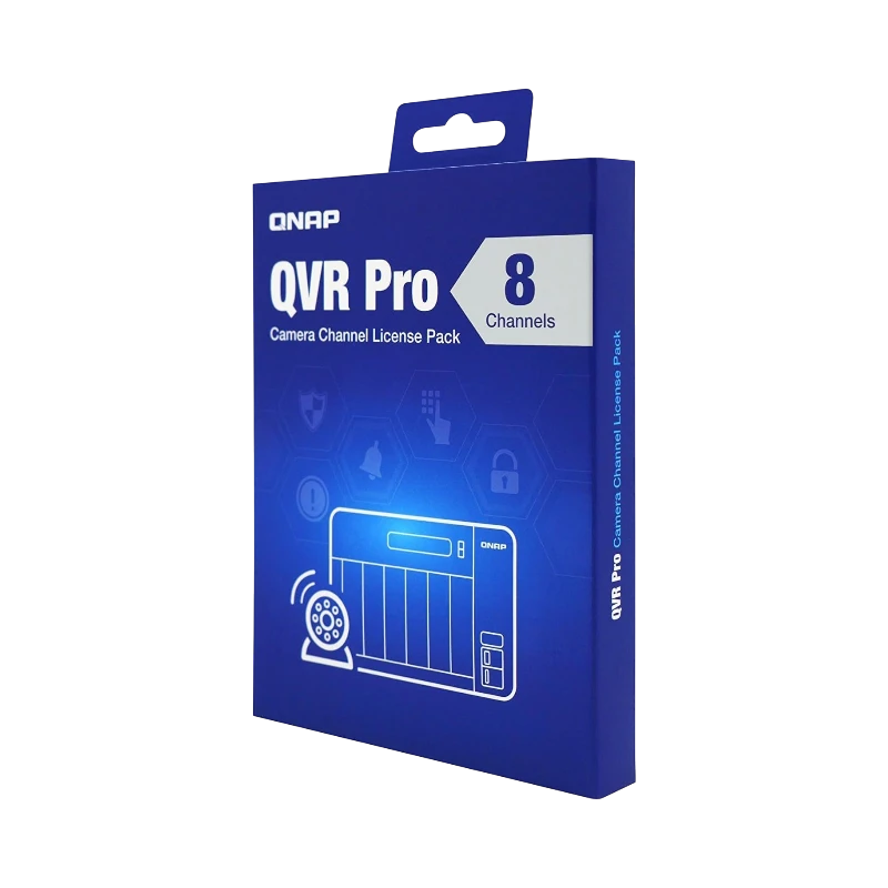 QNAP 8-Channel License for QVR Pro — Being Shipped